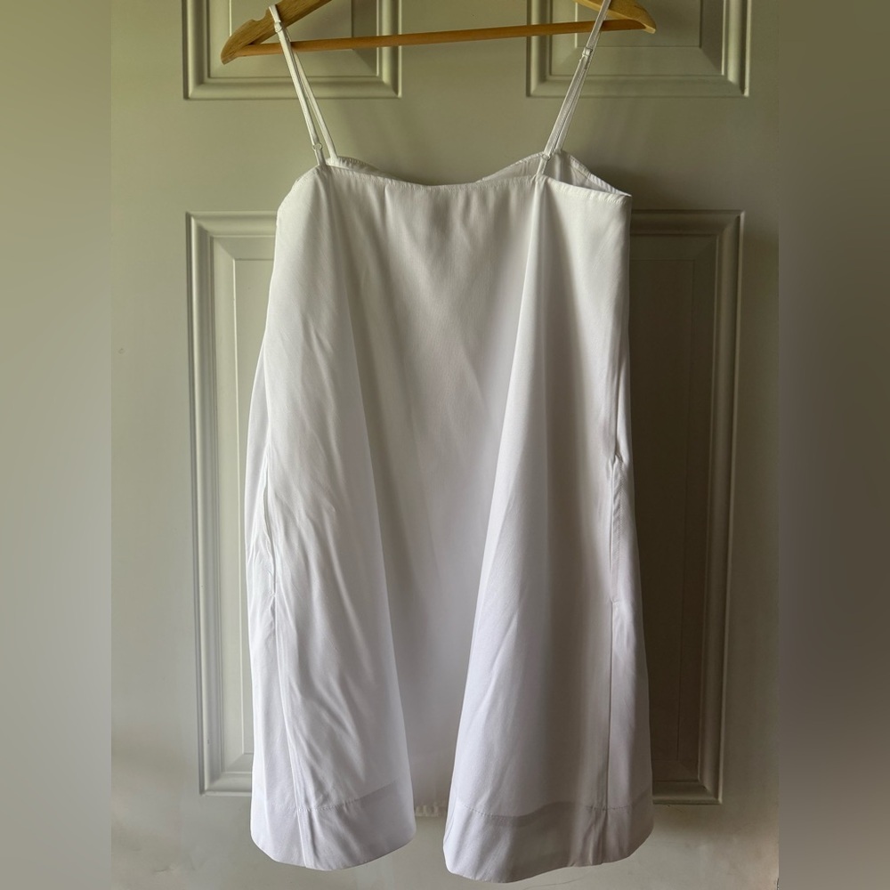 🎯60% OFF! a new day White Bow Shift Mini Dress - Picture 3 of 7